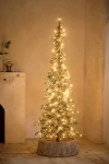 Terrain Faux Pre-lit Floor Length Alpine Fir