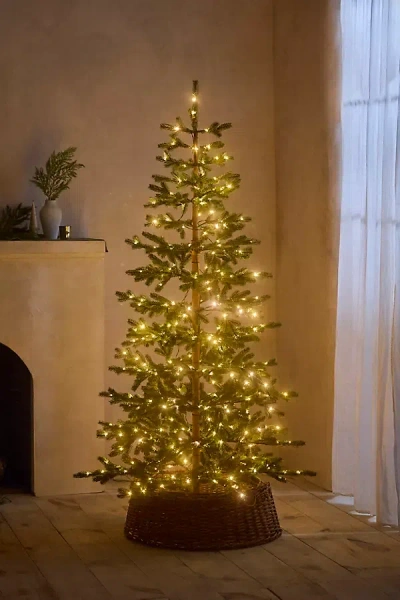 Terrain Faux Pre-lit Silvertip Fir, 7' In Gold