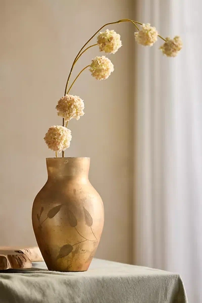 Terrain Faux Snowball Floral Spray