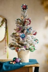 Terrain Faux Twinkling Pre-lit Snowy Norway Spruce, Mini In Multi