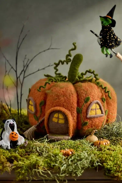 Terrain Felt Pumpkin House In Multi