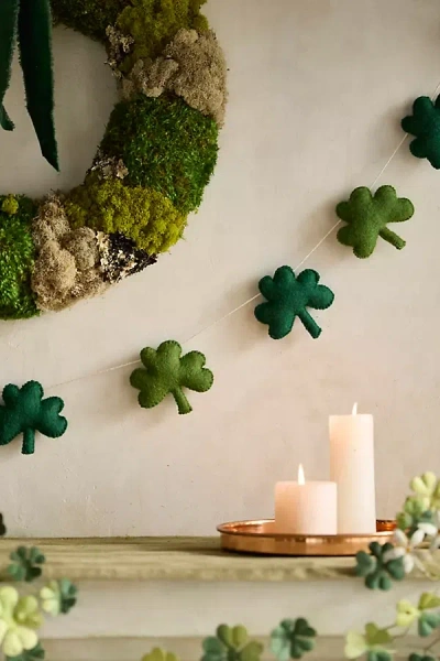 Terrain Felt Shamrock Garland