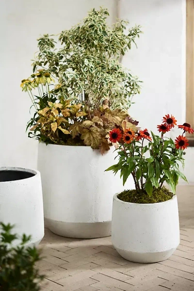 Terrain Fiber Angled Drop Planter In Multi