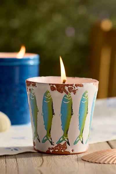Terrain Fish Citronella Candle In Multi