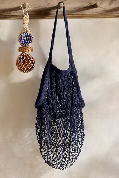Terrain Fish Cotton Net Tote In Blue