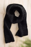 Terrain Fisherman Knit Scarf In Black