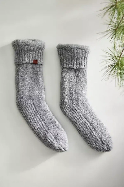 Terrain Fleece-lined Cozy Socks In Grey