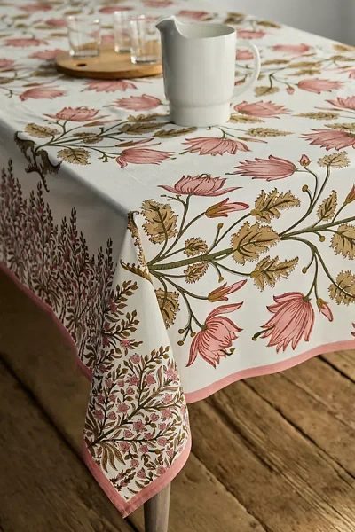 Terrain Flora Cotton Tablecloth In Multi