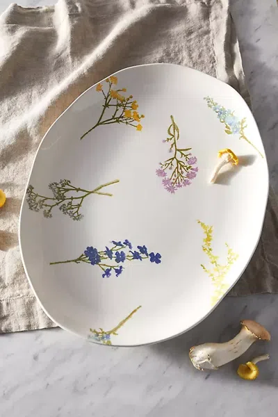 Terrain Floral Bunches Serving Platter In Multicolor