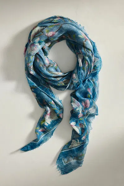 Terrain Floral Cashmere + Modal Scarf In Multi