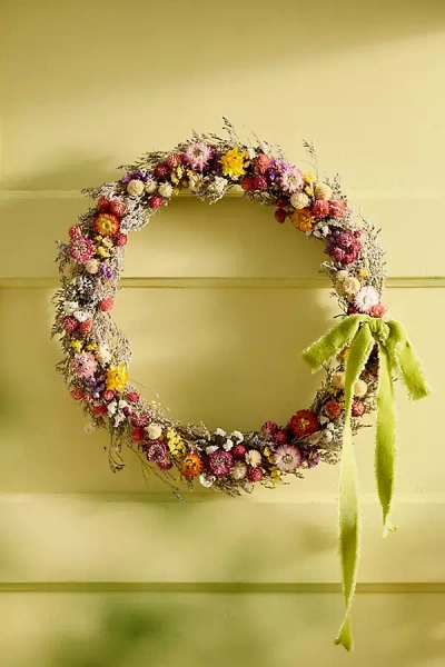 Terrain Floral Confetti Circlet Wreath