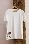 Terrain Floral Cotton Tee In White