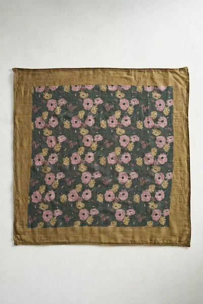 Terrain Floral Gauze Bandana In Brown