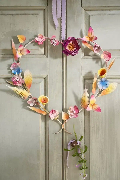 Terrain Floral Heart Iron Wreath