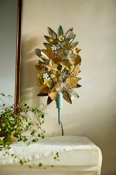 Terrain Floral Iron Sconce