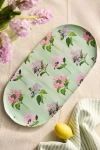 Terrain Floral Melamine Serving Platter, Hydrangea