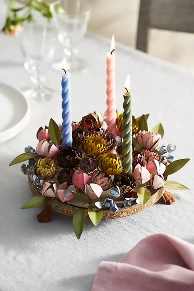 Terrain Floral Metal Centerpiece