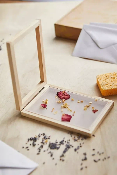 Terrain Floral Paper Making Kit In Neutral