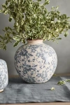 Terrain Floral Print Ceramic Vase, Large