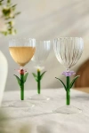 Terrain Floral Stem Wine Glass
