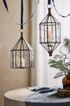 Terrain Flourish Iron + Glass Lantern