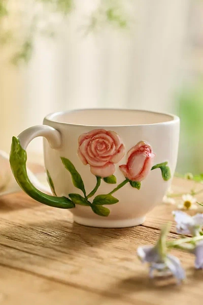 Terrain Flower Of The Month Stoneware Mug In Multi