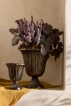 Terrain Fluted Metal Urn Planter In Brown