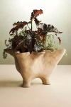 Terrain Fluted Mouth Footed Teak Bowl, Large