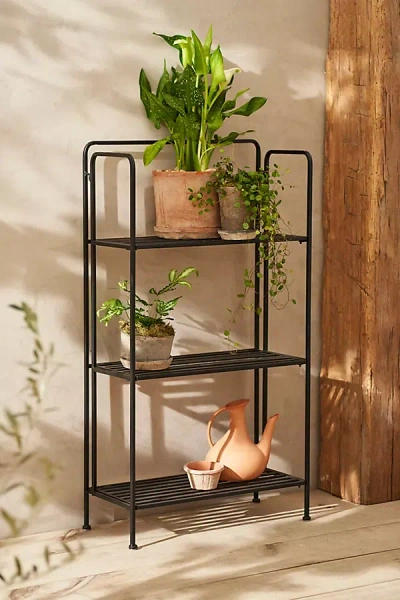 Terrain Folding Bookshelf Plant Stand