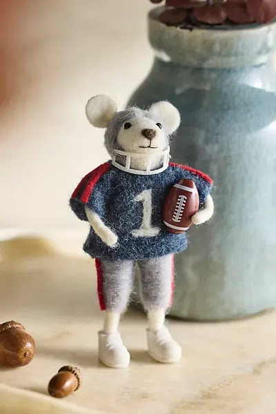 Terrain Football Mouse Felt Critter In Multi