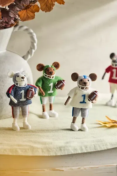 Terrain Football Mouse Felt Critter In Multi