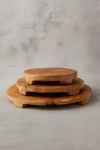 Terrain Footed Teak Serving Board