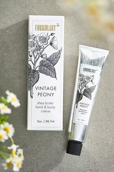 Terrain Formulary 55 Vintage Peony Hand Cream Tube In Multicolor