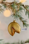 Terrain Fortune Cookie Glass Ornament