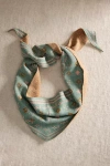 Terrain Foulard Triangle Scarf In Blue