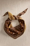 Terrain Foulard Triangle Scarf In Brown