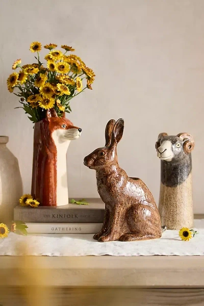 Terrain Quail Ceramics Fox Vase