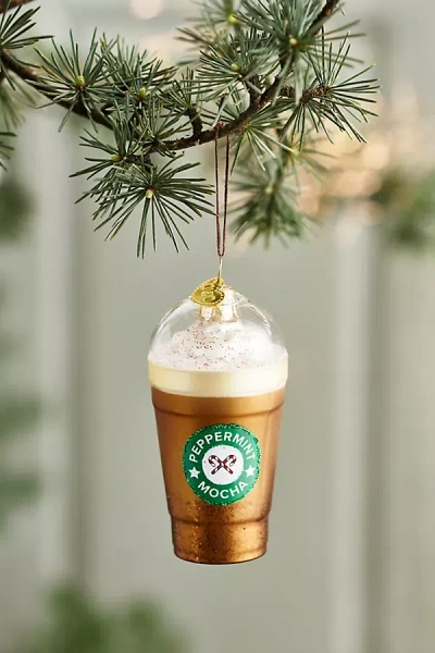 Terrain Frappuccino Glass Ornament