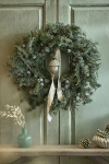 Terrain Fresh Blue Atlas Cedar + Silver Bell Wreath