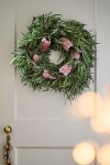 Terrain Fresh Willow Eucalyptus + Protea Wreath