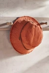 Terrain Fringed Cotton Bucket Hat In Red
