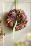 Terrain Gallen Dried Wreath In Purple