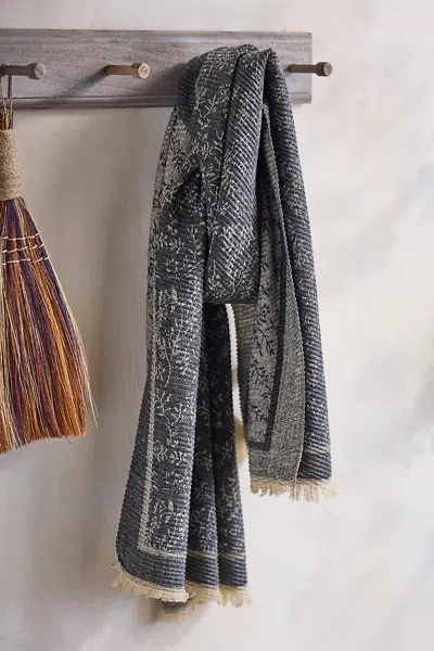 Terrain Garden Floral Crinkle Scarf In Black