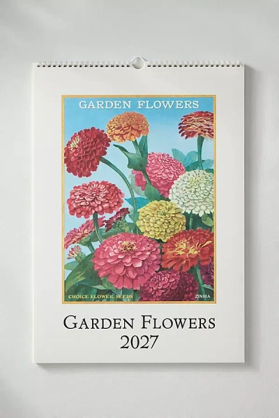 Terrain Garden Flowers 2027 Wall Calendar In Multi