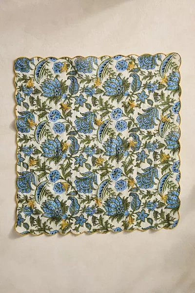 Terrain Garden Friends Embroidered Bandana In Gray