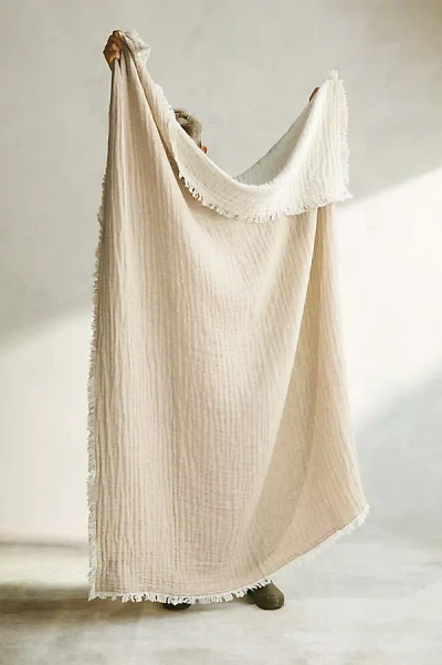 Terrain Gauzy Reversible Throw In Neutral