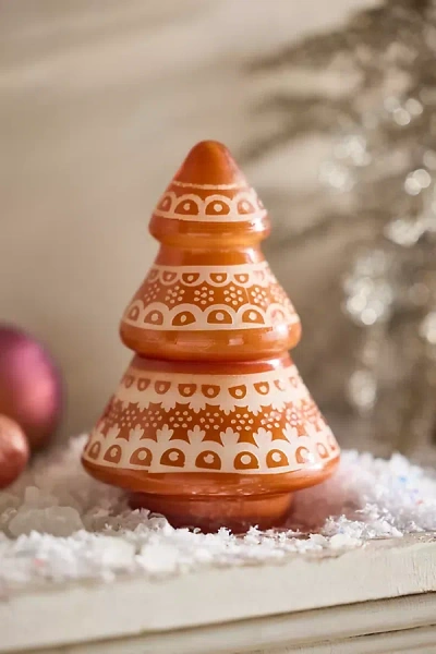 Terrain Gingerbread Tree Glass Candle, Gingerbread