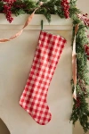 Terrain Gingham Cotton Stocking In Red