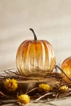 Terrain Glass Pumpkin, 6" In Orange