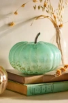 Terrain Glass Pumpkin, 7" In Blue